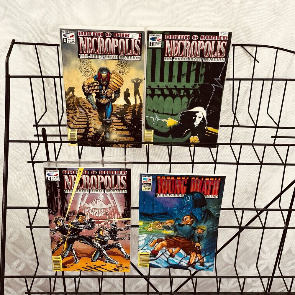 Judge‎ Death Dredd & Buried 6-8 & Young Death 2 Lot Quality Fleetway
